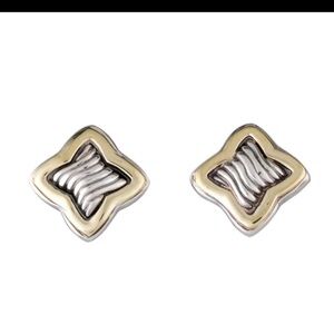 David Yurman two tone studs